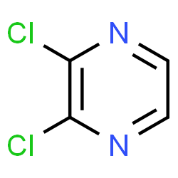ChemSpider 2D Image | 2,3-Dichloropyrazine | C4H2Cl2N2