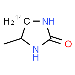ChemSpider 2D Image | 4-Methyl-2-(5-~14~C)imidazolidinone | C314CH8N2O