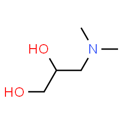 ChemSpider 2D Image | Dimethylamino-2,3-propanediol | C5H13NO2