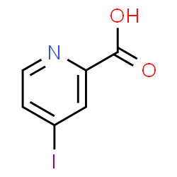 ChemSpider 2D Image | 4-Iodopicolinic acid | C6H4INO2