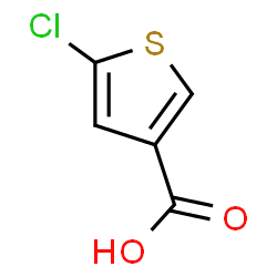 ChemSpider 2D Image | 5-Chloro-3-thiophenecarboxylic acid | C5H3ClO2S
