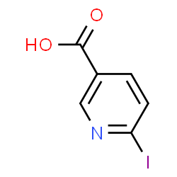 ChemSpider 2D Image | 6-Iodonicotinic acid | C6H4INO2
