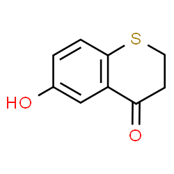 ChemSpider 2D Image | 6-hydroxythiochroman-4-one | C9H8O2S