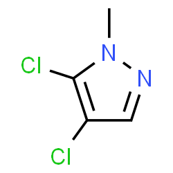 ChemSpider 2D Image | 4,5-Dichloro-1-methyl-1H-pyrazole | C4H4Cl2N2