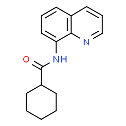 ChemSpider 2D Image | N-(8-Quinolinyl)cyclohexanecarboxamide | C16H18N2O