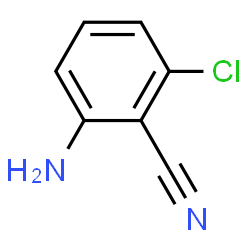 ChemSpider 2D Image | 2-Amino-6-chlorobenzonitrile | C7H5ClN2