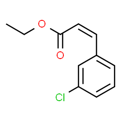 ChemSpider 2D Image | Ethyl (2Z)-3-(3-chlorophenyl)acrylate | C11H11ClO2