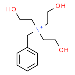 ChemSpider 2D Image | N-Benzyl-2-hydroxy-N,N-bis(2-hydroxyethyl)ethanaminium | C13H22NO3