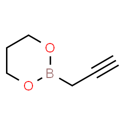 ChemSpider 2D Image | 2-(2-Propyn-1-yl)-1,3,2-dioxaborinane | C6H9BO2