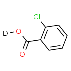 ChemSpider 2D Image | 2-Chloro(O-~2~H)benzoic acid | C7H4DClO2