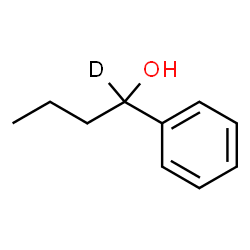 ChemSpider 2D Image | 1-Phenyl-1-(1-~2~H)butanol | C10H13DO