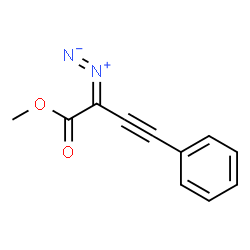 ChemSpider 2D Image | Methyl 2-diazo-4-phenyl-3-butynoate | C11H8N2O2