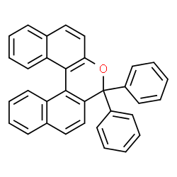 ChemSpider 2D Image | 4,4-Diphenyl-4H-benzo[f]naphtho[2,1-c]chromene | C33H22O