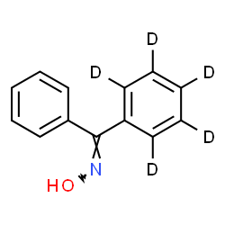 ChemSpider 2D Image | (E)-N-Hydroxy-1-phenyl-1-(~2~H_5_)phenylmethanimine | C13H6D5NO