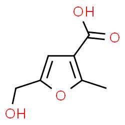 ChemSpider 2D Image | 5-(Hydroxymethyl)-2-methyl-3-furoic acid | C7H8O4