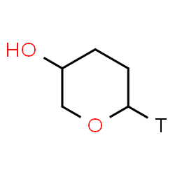 ChemSpider 2D Image | (6-~3~H_1_)Tetrahydro-2H-pyran-3-ol | C5H9TO2