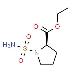 ChemSpider 2D Image | Ethyl 1-sulfamoyl-D-prolinate | C7H14N2O4S