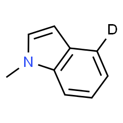 ChemSpider 2D Image | 1-Methyl(4-~2~H)-1H-indole | C9H8DN