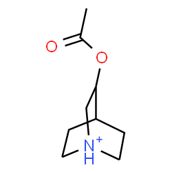 ChemSpider 2D Image | 3-Acetoxy-1-azoniabicyclo[2.2.2]octane | C9H16NO2