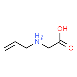 ChemSpider 2D Image | N-(Carboxymethyl)-2-propen-1-aminium | C5H10NO2