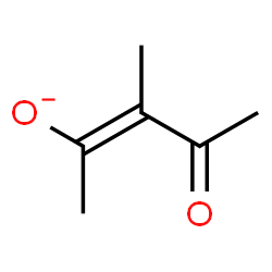 ChemSpider 2D Image | (2E)-3-Methyl-4-oxo-2-penten-2-olate | C6H9O2