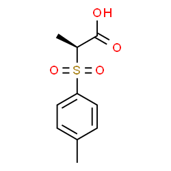 ChemSpider 2D Image | (2S)-2-[(4-Methylphenyl)sulfonyl]propanoic acid | C10H12O4S