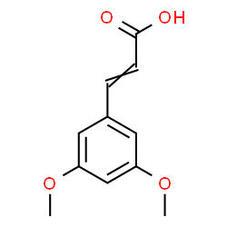 ChemSpider 2D Image | 3-(3,5-Dimethoxyphenyl)acrylic acid | C11H12O4