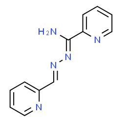 ChemSpider 2D Image | N'-[(E)-2-Pyridinylmethylene]-2-pyridinecarbohydrazonamide | C12H11N5