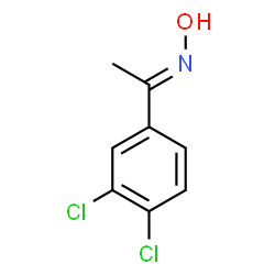 ChemSpider 2D Image | (1E)-1-(3,4-Dichlorophenyl)-N-hydroxyethanimine | C8H7Cl2NO