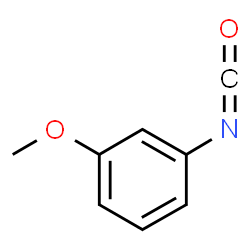 ChemSpider 2D Image | 3-Methoxyphenyl isocyanate | C8H7NO2