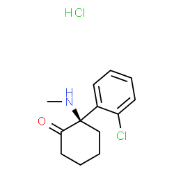 ChemSpider 2D Image | (R)-Ketamine hydrochloride | C13H17Cl2NO
