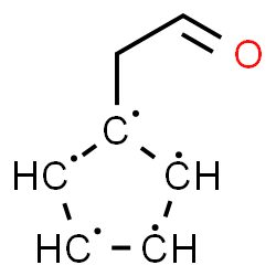 ChemSpider 2D Image | 1-(2-Oxoethyl)-1,2,3,4,5-cyclopentanepentayl | C7H7O