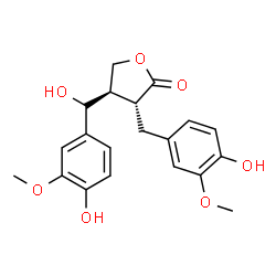 ChemSpider 2D Image | (-)-Hydroxymatairesinol | C20H22O7