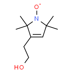 ChemSpider 2D Image | [3-(2-Hydroxyethyl)-2,2,5,5-tetramethyl-2,5-dihydro-1H-pyrrol-1-yl]oxidanyl | C10H18NO2