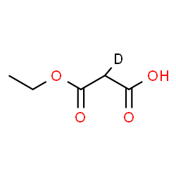 ChemSpider 2D Image | 2-deuterio-3-ethoxy-3-oxo-propanoic acid | C5H7DO4