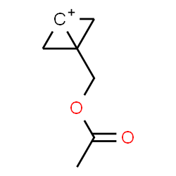 ChemSpider 2D Image | 3-(Acetoxymethyl)bicyclo[1.1.0]but-1-ylium | C7H9O2
