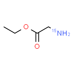 ChemSpider 2D Image | Ethyl (~15~N)glycinate | C4H915NO2