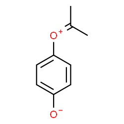 ChemSpider 2D Image | 4-(Isopropylideneoxonio)phenolate | C9H10O2