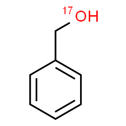 ChemSpider 2D Image | Phenylmethan(~17~O)ol | C7H817O