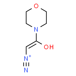 ChemSpider 2D Image | (Z)-2-Hydroxy-2-(4-morpholinyl)ethenediazonium | C6H10N3O2