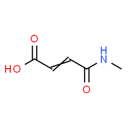 ChemSpider 2D Image | 4-(Methylamino)-4-oxo-2-butenoic acid | C5H7NO3