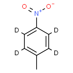 ChemSpider 2D Image | 1-Methyl-4-nitro(~2~H_4_)benzene | C7H3D4NO2