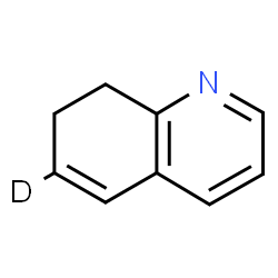 ChemSpider 2D Image | (6-~2~H)-7,8-Dihydroquinoline | C9H8DN
