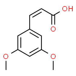 ChemSpider 2D Image | (2Z)-3-(3,5-Dimethoxyphenyl)acrylic acid | C11H12O4