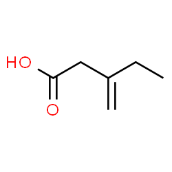 ChemSpider 2D Image | 3-methylenepentanoic acid | C6H10O2
