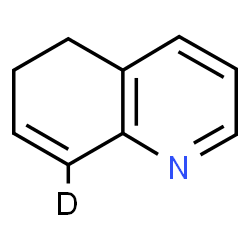 ChemSpider 2D Image | (8-~2~H)-5,6-Dihydroquinoline | C9H8DN