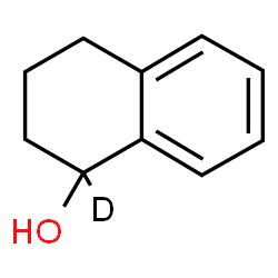 ChemSpider 2D Image | (1-~2~H)-1,2,3,4-Tetrahydro-1-naphthalenol | C10H11DO