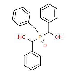 ChemSpider 2D Image | (Benzylphosphoryl)bis(phenylmethanol) | C21H21O3P