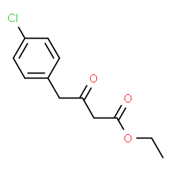 ChemSpider 2D Image | Ethyl 4-(4-chlorophenyl)-3-oxobutanoate | C12H13ClO3