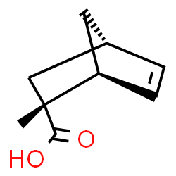 ChemSpider 2D Image | (1S,2R,4S)-2-Methylbicyclo[2.2.1]hept-5-ene-2-carboxylic acid | C9H12O2
